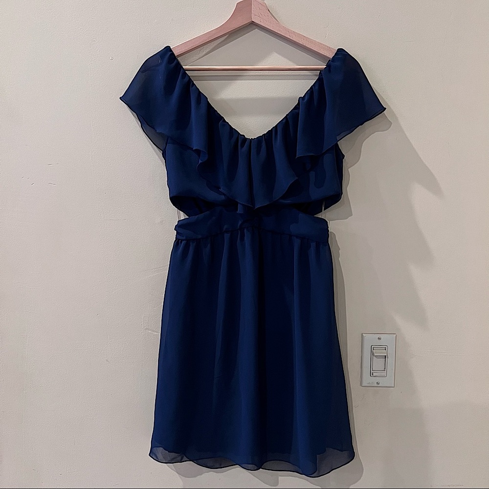 Speekless - Dark Blue Cutout Dress - Size M